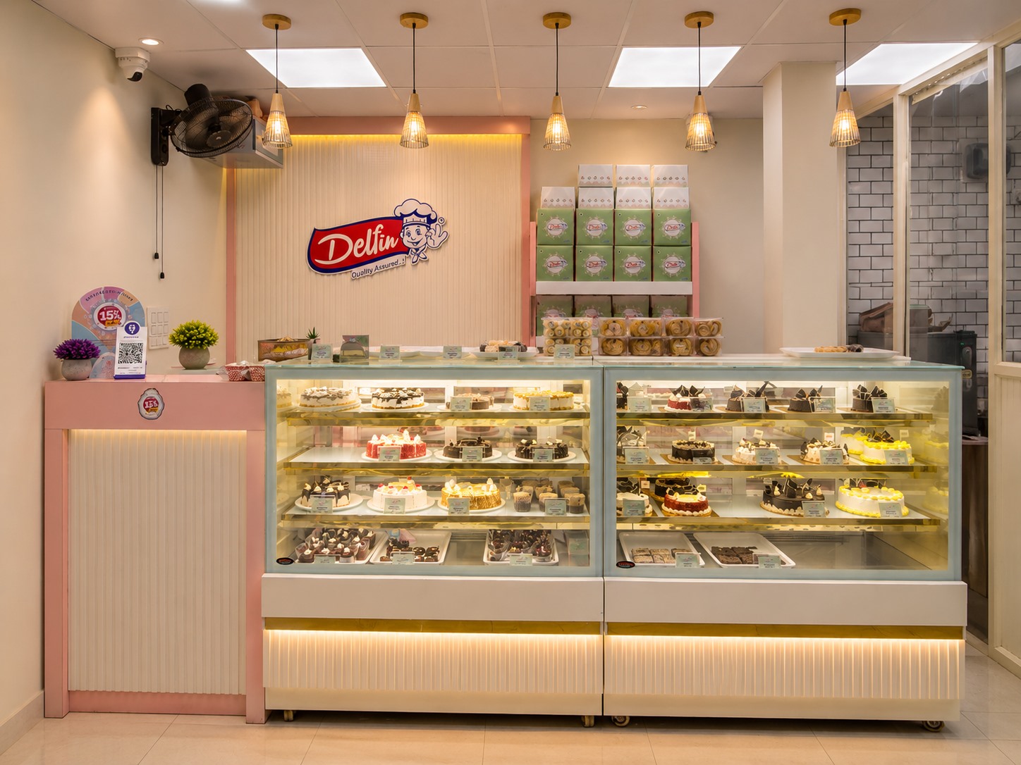 Premium dessert feast with celebration cakes, pastries, and cookies