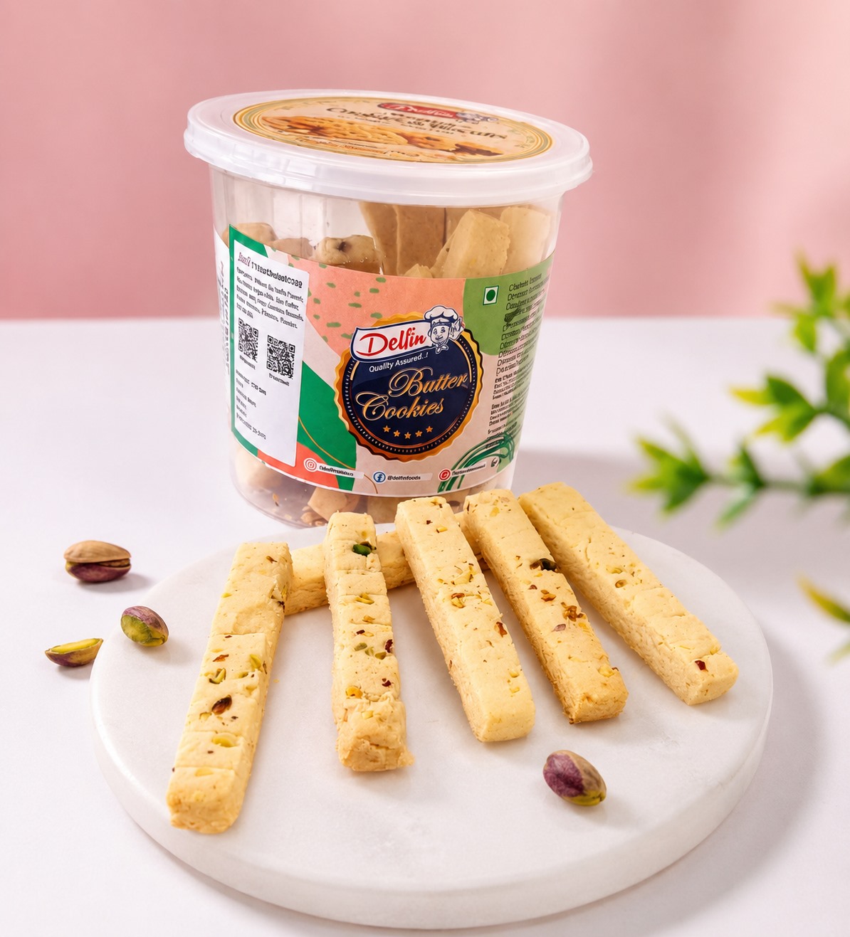 Butter cookies tub