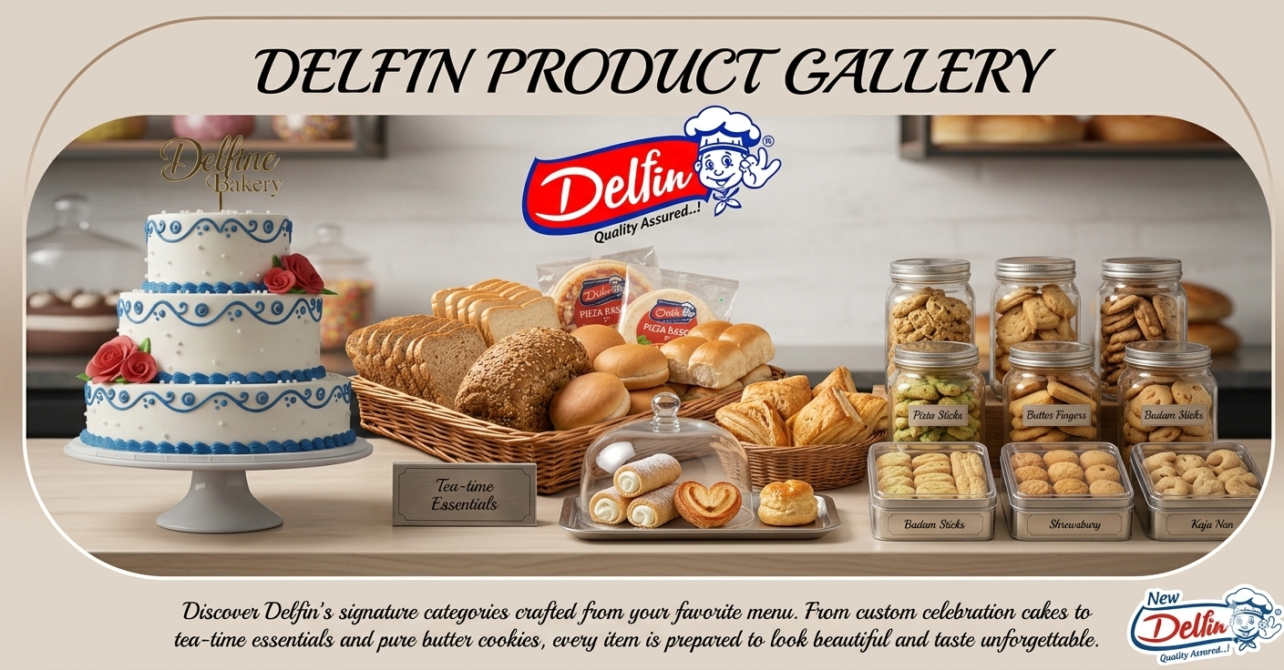 Custom Delfine celebration cake