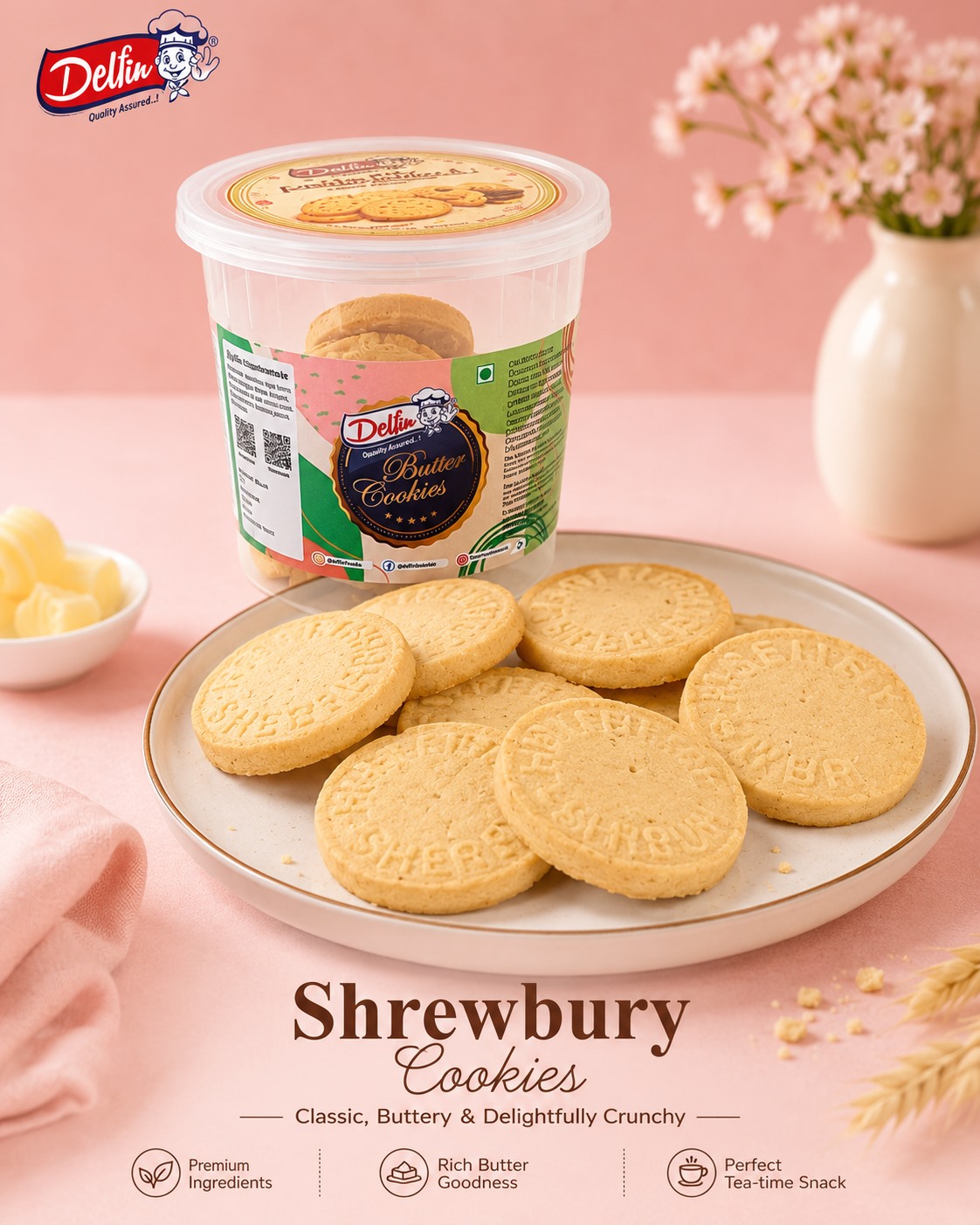 Heartfelt cookies tub